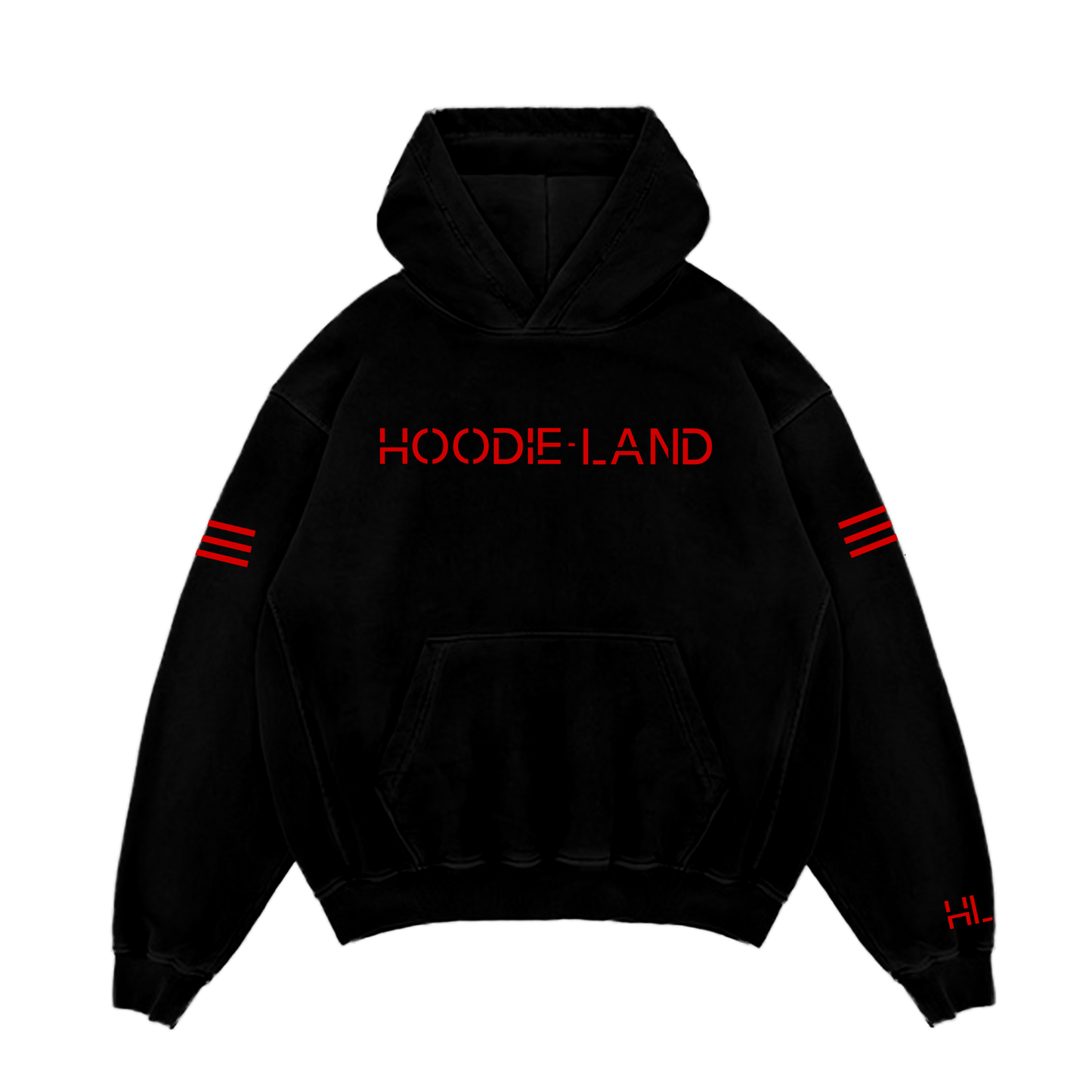 HL OFFICIAL HOODIE - BLACK/RED