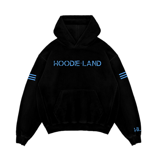 HL OFFICIAL HOODIE - BLACK/CAROLINA BLUE