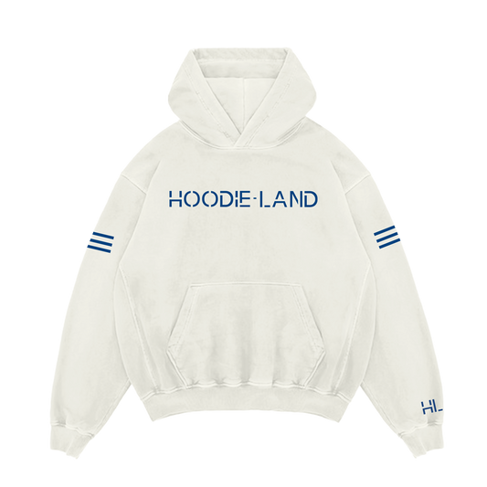 HL OFFICIAL HOODIE - OFF WHITE/BLUE